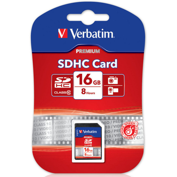 VERBATIM - 16Gb Secure Digital SDHC - Class 10 VERBATIM - 16Gb Secure Digital SDHC - Class 10