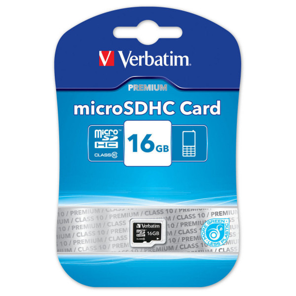 VERBATIM - 16Gb Micro SDHC - Class 10