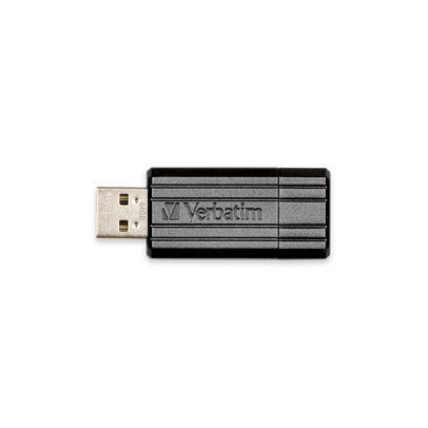 VERBATIM - 64Gb Black Pinstripe USB - New