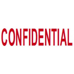 XSTAMPER Confidential Stamp - Red