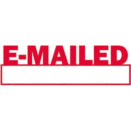 XSTAMPER E-Mailed Stamp - Red