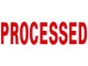 XSTAMPER Processed Stamp - Red