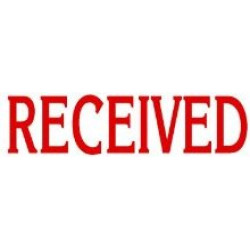 XSTAMPER Received Stamp - Red XSTAMPER Received Stamp - Red