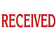 XSTAMPER Received Stamp - Red