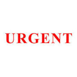 XSTAMPER Urgent Stamp - Red