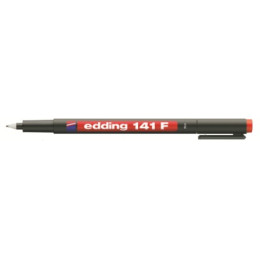 EDDING 141 Fine OHP Permanent Marker - Red