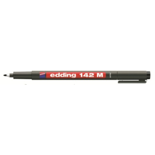 EDDING 142 Medium OHP Permanent Marker - Black EDDING 142 Medium OHP Permanent Marker - Black