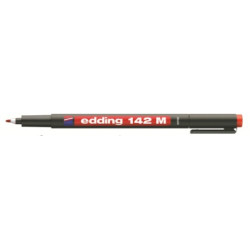 EDDING 142 Medium OHP Permanent Marker - Red