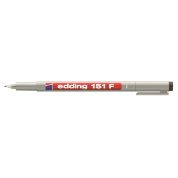 EDDING 151 Fine OHP Non-Permanent Marker - Black EDDING 151 Fine OHP Non-Permanent Marker - Black