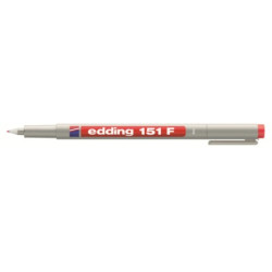 EDDING 151 Fine OHP Non-Permanent Marker - Red