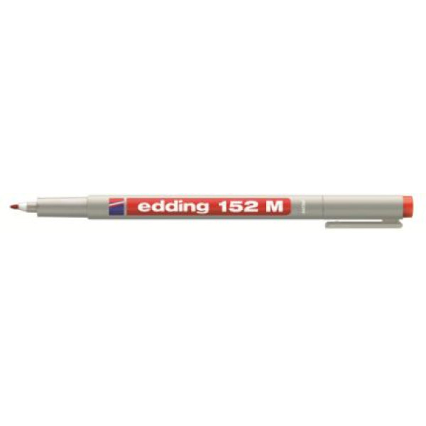 EDDING 152 Fine OHP Non-Permanent Marker - Red EDDING 152 Fine OHP Non-Permanent Marker - Red