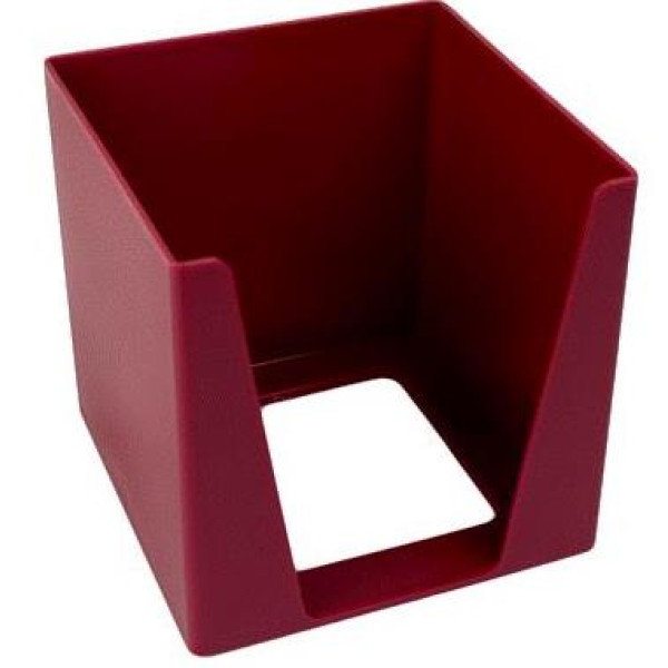 Memo Cube Holder - Burgundy