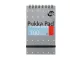 Pukka Pads Metallic A7 Top Spiral Pocket Notebook 100 Page in silver shown from the front