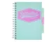Pukka Pads Pastel A5 Polypropylene Cover Project Book 200 Page in teal green shown from the front