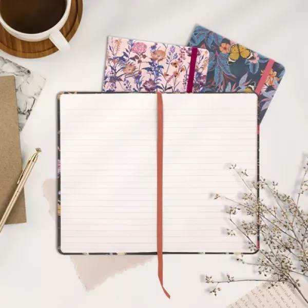 Pukka Bloom A5 Softcover Lined Notebook 192 Page shown from the front