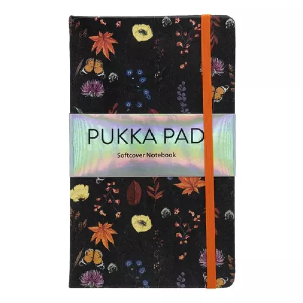 Pukka Bloom A5 Softcover Lined Notebook 192 Page shown from the front