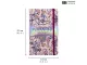 Pukka Bloom A5 Softcover Lined Notebook Cream Size Guide Pukka Bloom A5 Softcover Lined Notebook Cream showing 21 cm by 13 cm size guide