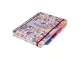 Pukka Bloom B5 Hardcover Project Book Cream shown at an angle with dividers and elastic closure