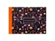 Pukka Bloom Visitor Book with black floral cover shown from the front