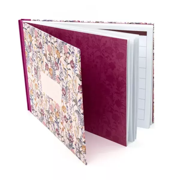 Pukka Bloom A4 Visitors Book Cream Size Guide Pukka Bloom A4 Visitors Book Cream showing 30 cm by 21.5 cm size guide