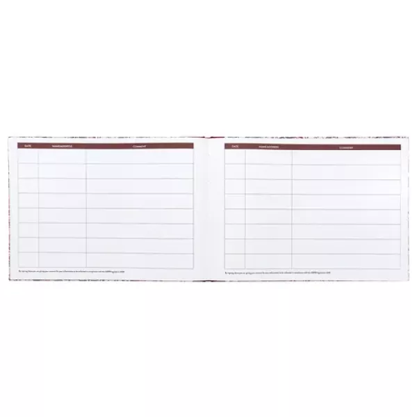 Pukka Bloom A4 Visitors Book Cream Size Guide Pukka Bloom A4 Visitors Book Cream showing 30 cm by 21.5 cm size guide