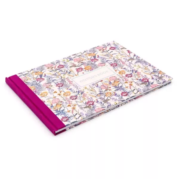 Pukka Bloom A4 Visitors Book Cream Size Guide Pukka Bloom A4 Visitors Book Cream showing 30 cm by 21.5 cm size guide