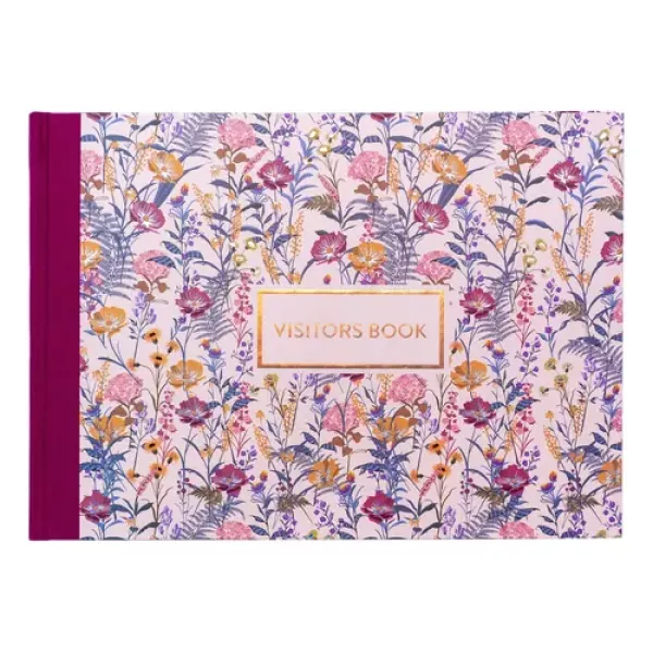 Pukka Bloom A4 Visitors Book Cream Size Guide Pukka Bloom A4 Visitors Book Cream showing 30 cm by 21.5 cm size guide