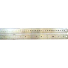 FOSKA Stainless Steel Ruler - 30cm